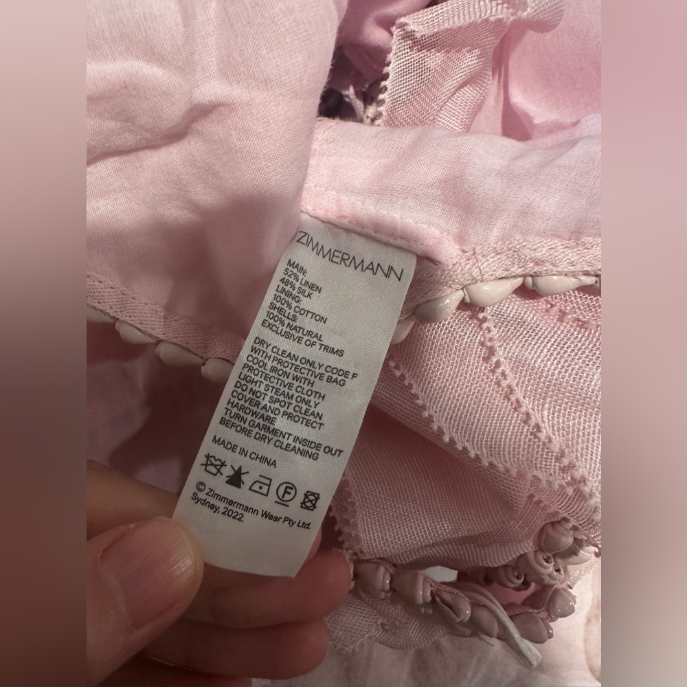 Zimmermann authentic Coaster ruffle top Size 1 - Picture 3 of 7